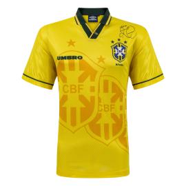 Camisa Seleção Brasileira I 1993/94 autografada pelo Romário