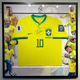 Camisa Brasil- Neymar - Autografada - Emoldurada
