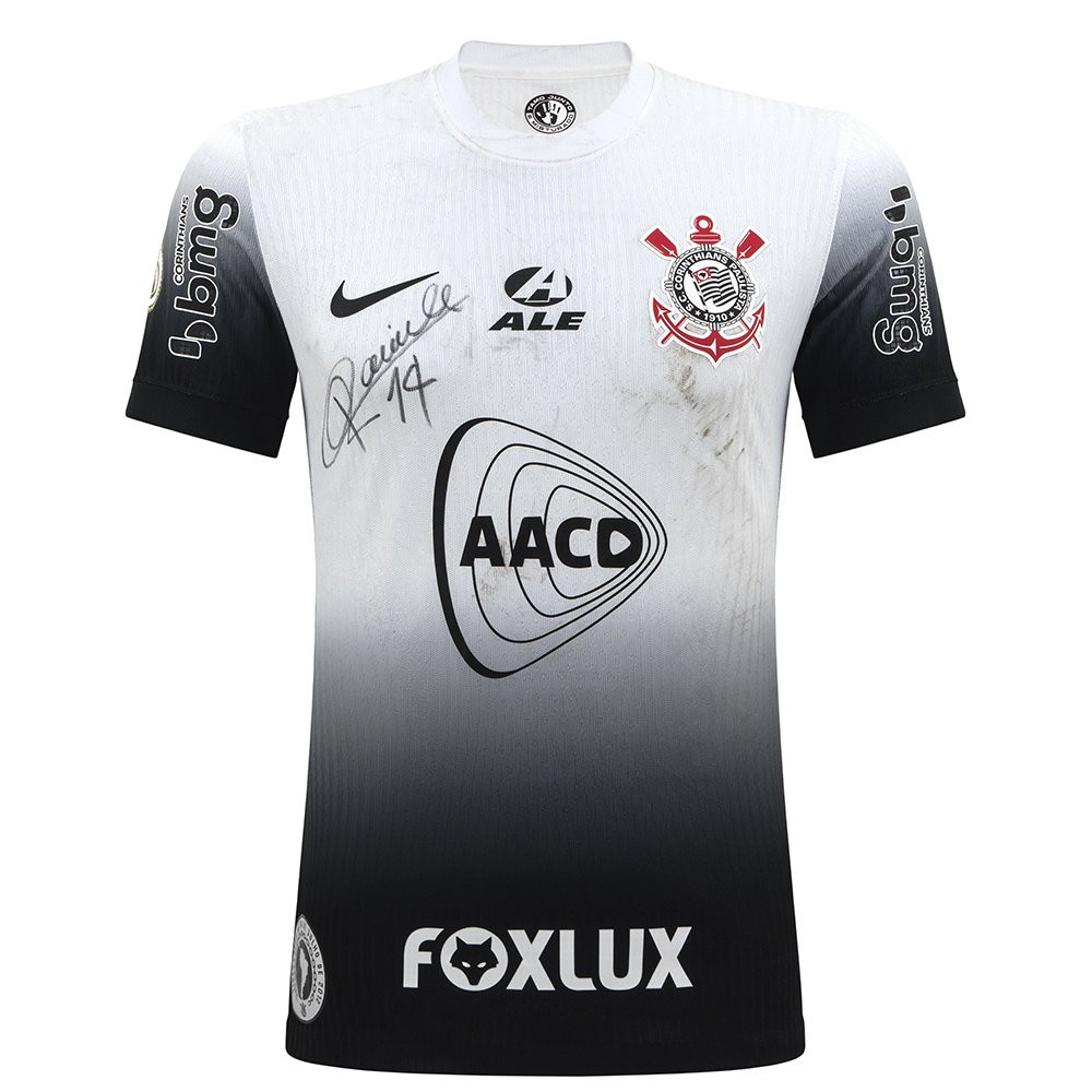 Camisa autografada Raniele - Corinthians x Vitória + vídeo mensagem