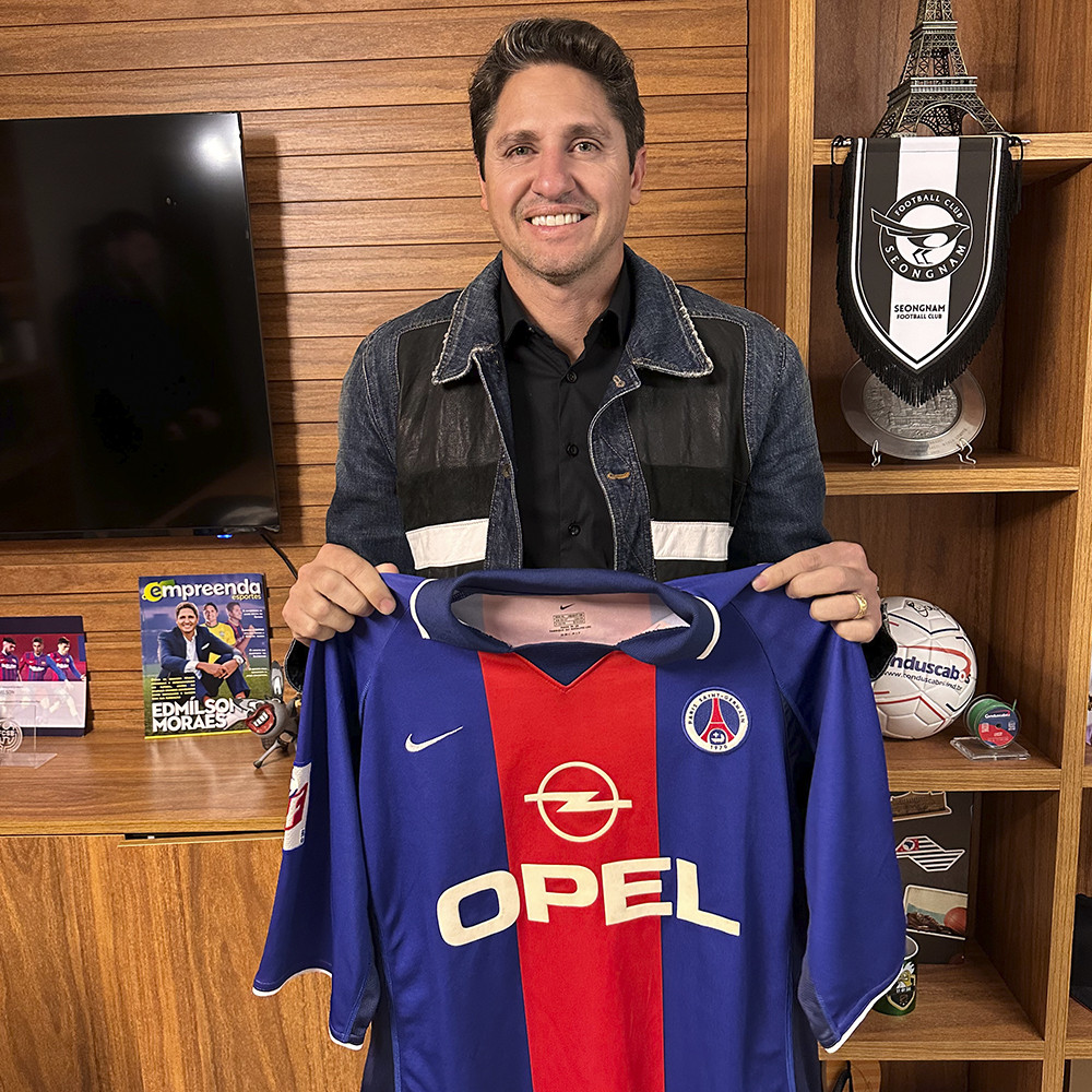 Camisa PSG - Vampeta - Dedicatória em seu nome + vídeo mensagem
