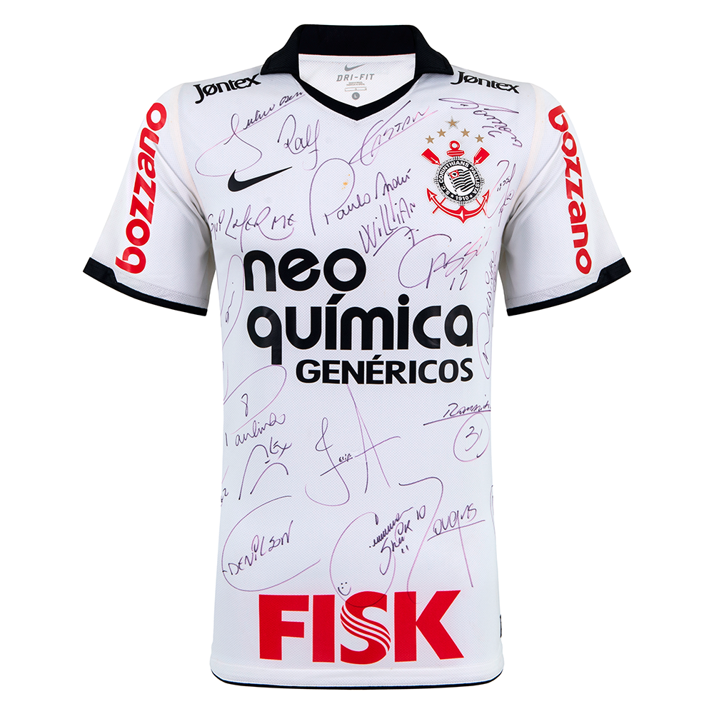 Camisa Corinthians 2011 – Autografada elenco Campeão Brasileiro 