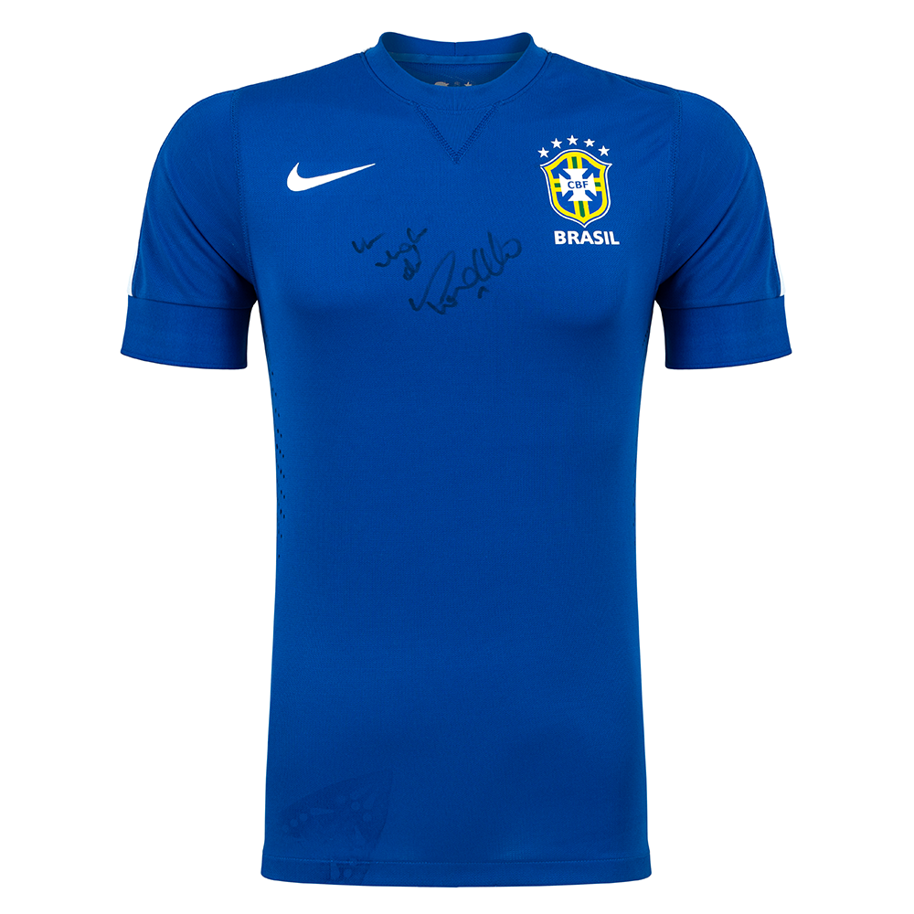 Camisa Brasil 2013- Ronaldo - Autografada