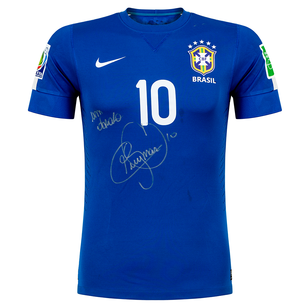 Camisa Brasil II 2013 – Neymar Jr. - Autografada