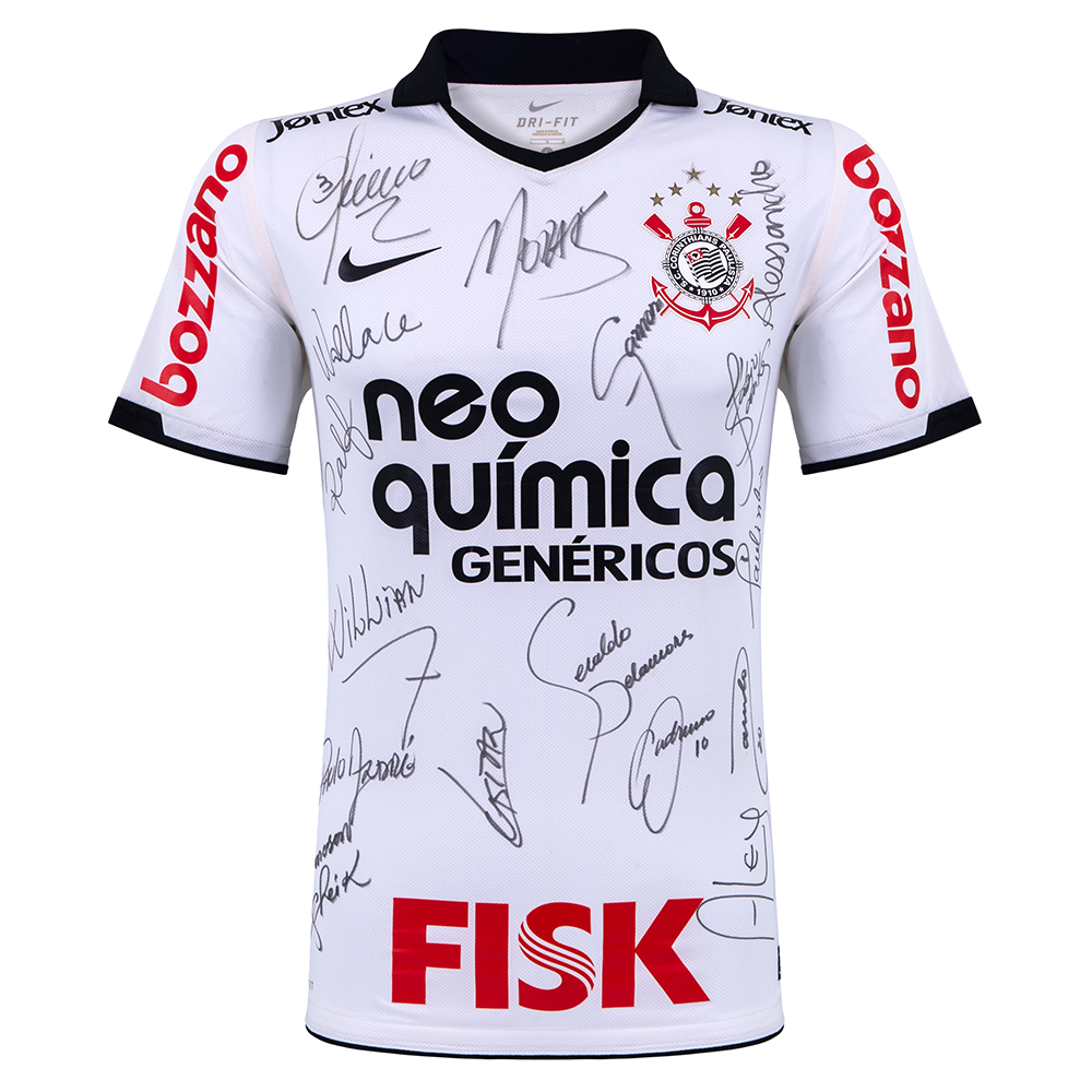 Camisa Corinthians 2011 – Autografada elenco Campeão Brasileiro 