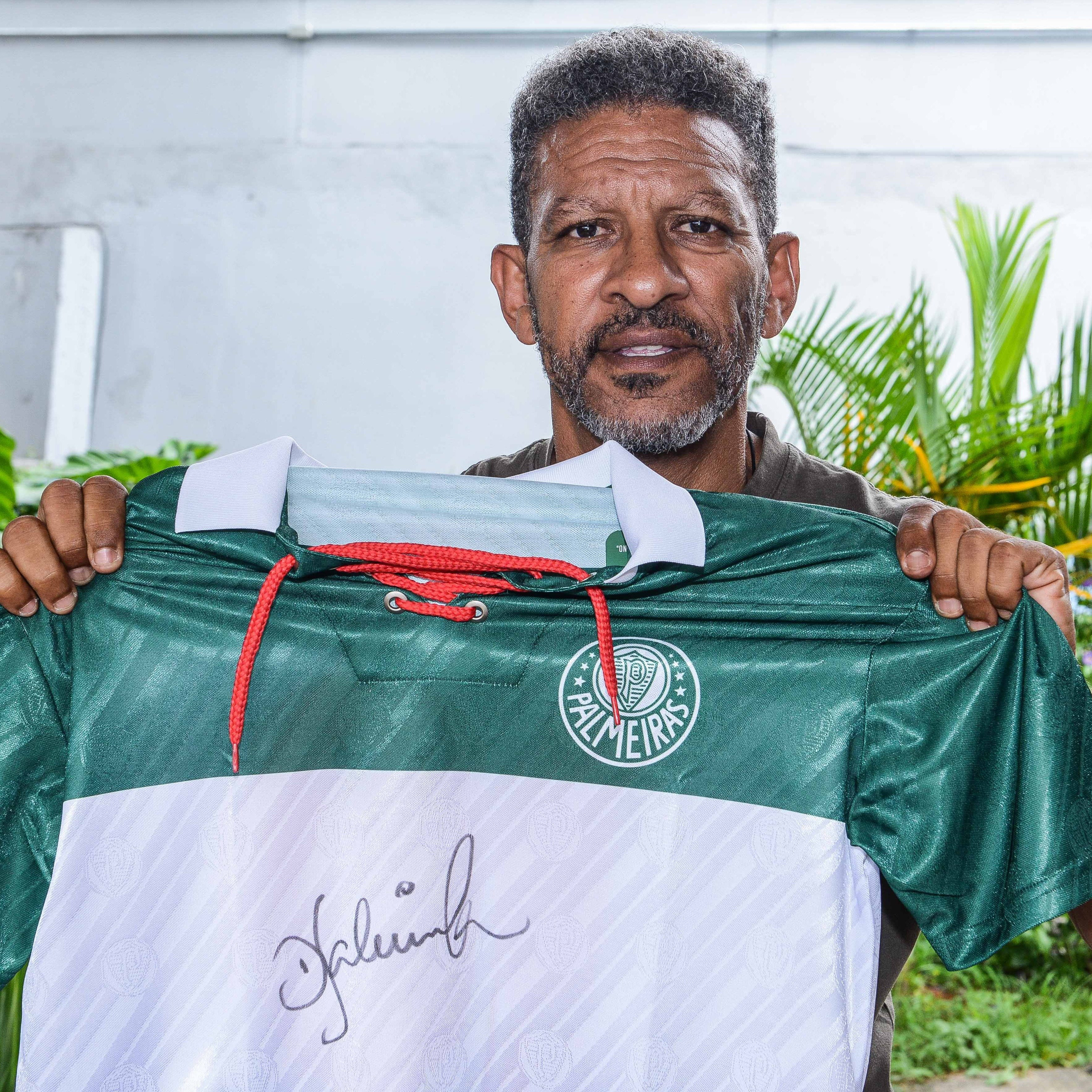 Camisa Palmeiras 3 Comemorativa 1996 – Autografada por Djalminha