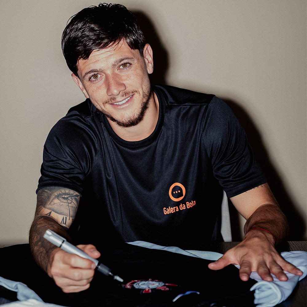 Camisa Corinthians II 2025 Jogador  autografada pelo Garro
