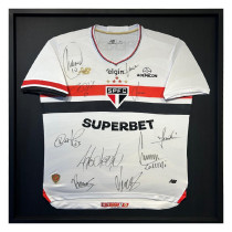 Camisa São Paulo - Autografada - Emoldurada