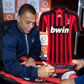 Camisa Milan I 2007/08 - Cafu - Autografada