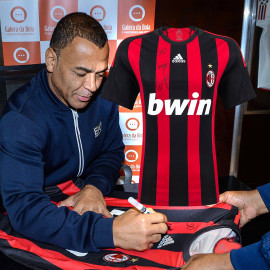 Camisa Milan I 2008/09 - Cafu - Autografada