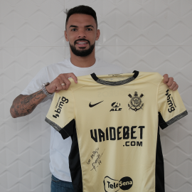 Camisa Corinthians lll 2023 - Raniele - Autografada