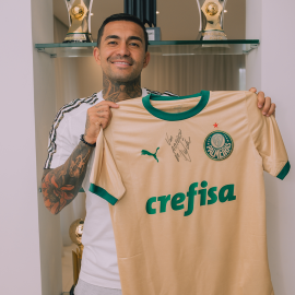 Camisa Palmeiras III 2024 - DUDU - Autografada