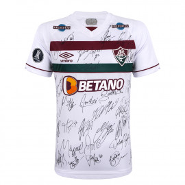 Camisa Fluminense II - Libertadores - G.Cano - autografada elenco