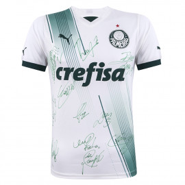 Camisa Palmeiras II 2023 - Autografada - Abel Ferreira, Piquerez e elenco
