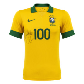Camisa Seleção Brasileira 2013 Nike – Autografada por Ronaldinho Gaúcho