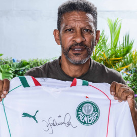 Camisa Palmeiras II 2026 Autografada por Djalminha