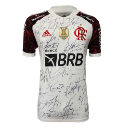 Camisa II Flamengo 2021/22 - Éverton Ribeiro - Autografada elenco