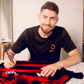 Pré-venda Manto Flamengo l autografada pelo Jorginho com dedicatória em seu nome + vídeo mensagem (opcional)