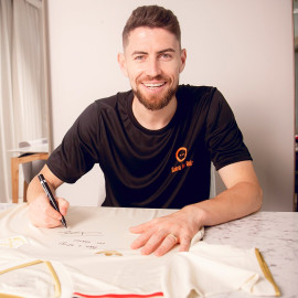 Pré-venda Manto Flamengo lll autografada pelo Jorginho com dedicatória em seu nome + vídeo mensagem (opcional)