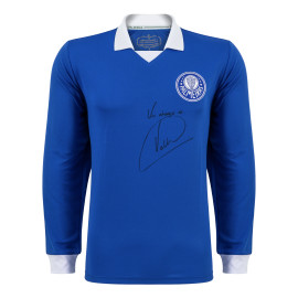 Camisa Palmeiras Goleiro Retrô 1989 Autografada por Velloso - 