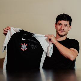 Pré-venda Camisa Corinthians ll Fem. autografada pelo Garro com dedicatória em seu nome + foto + vídeo mensagem (opcional)